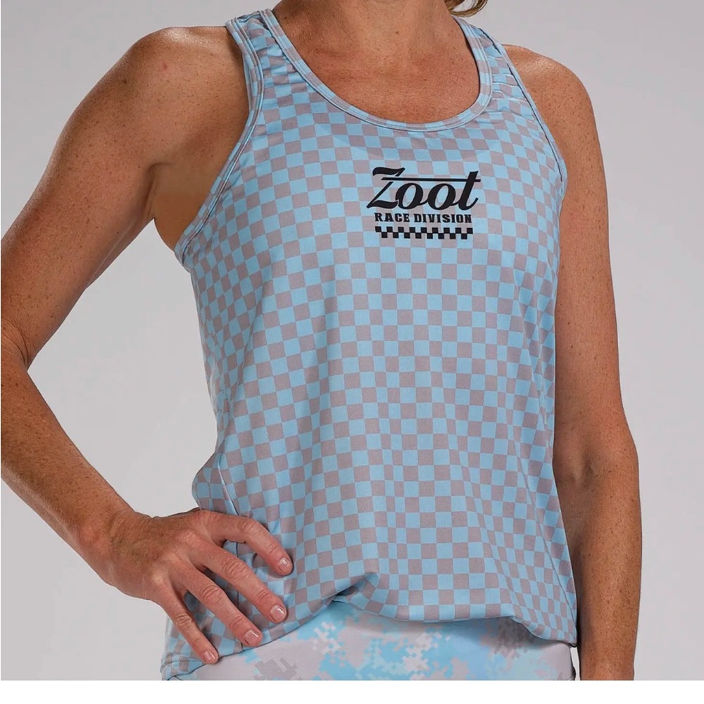 ZOOT - Women's Ltd Run Singlet - Race Division Blue -
